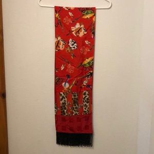 Monique Gardiner Silk and polyester scarf